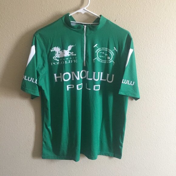 Other - Green Hawaii Hybrid Polo Jersey Tops